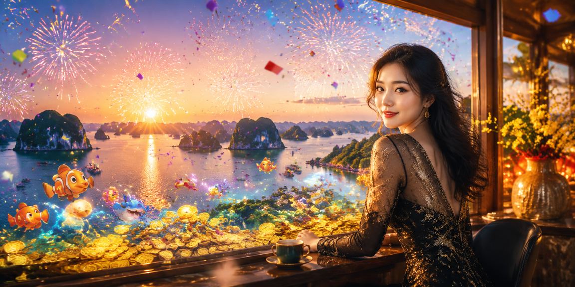 Cảnh biển Hạ Long yên bình kết nối trải nghiệm cá cược trực tuyến tại dinh30